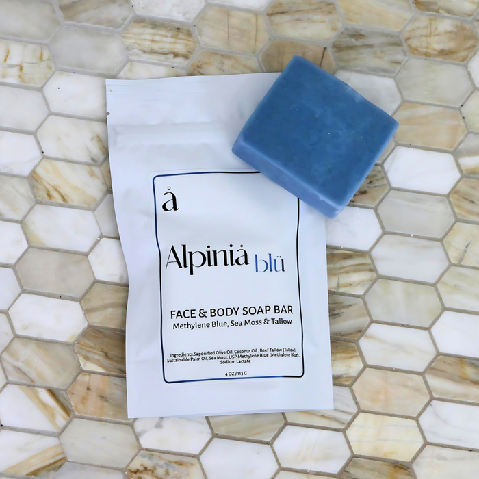 Methylene Blue Sea Moss and Tallow Soap Bar
