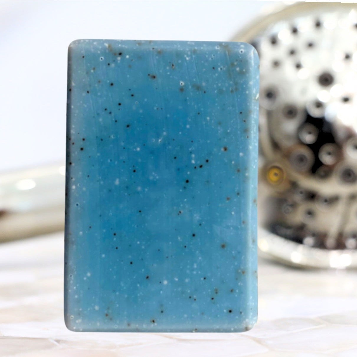 Exfoliating Body Soap with Methylene Blue &amp; Coffee Grounds
