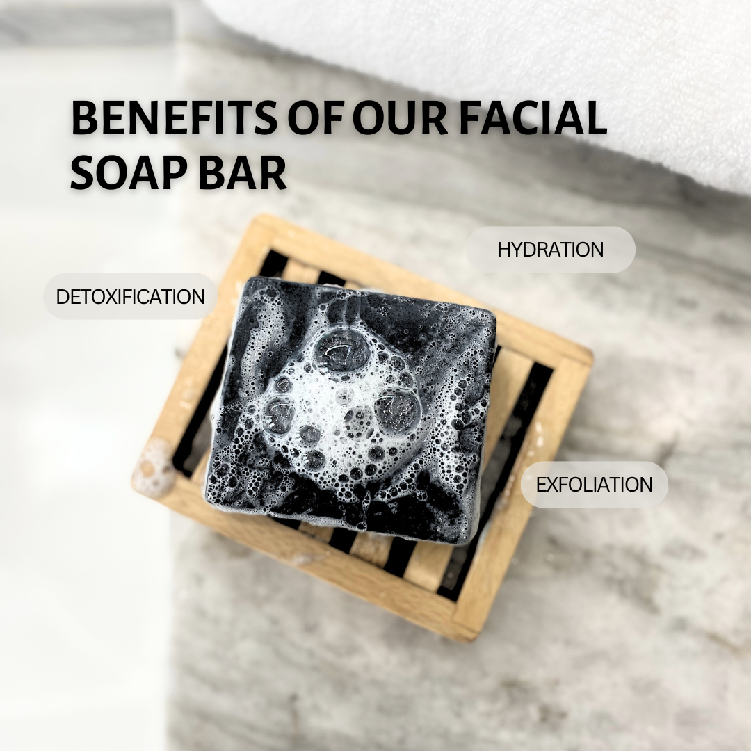 Ocean Mud + Activated Charcoal Facial Soap Bar