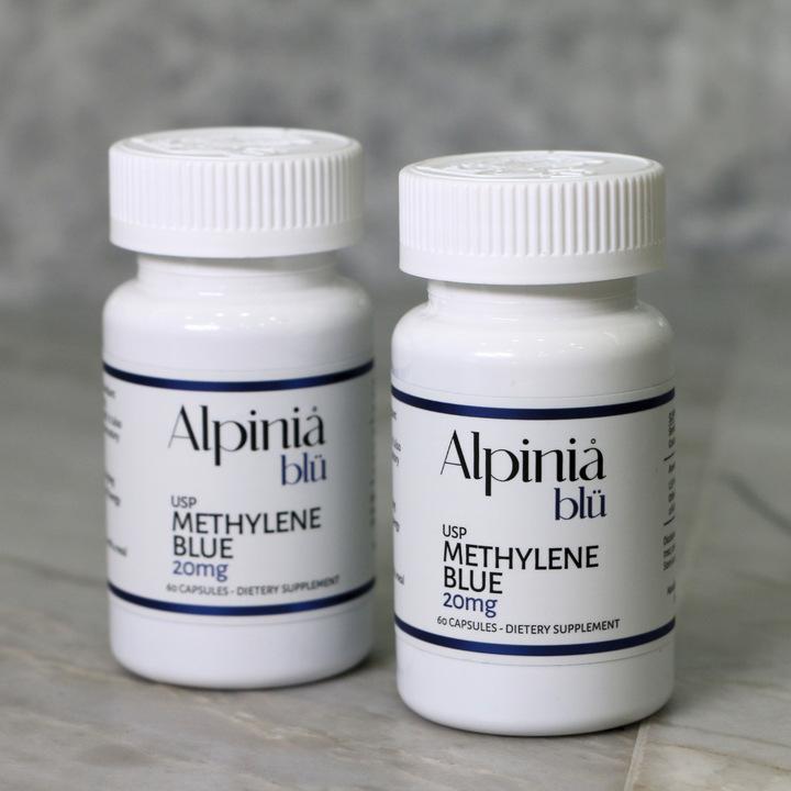 Methylene Blue Capsules 20mg | 2 Bottles Value Pack