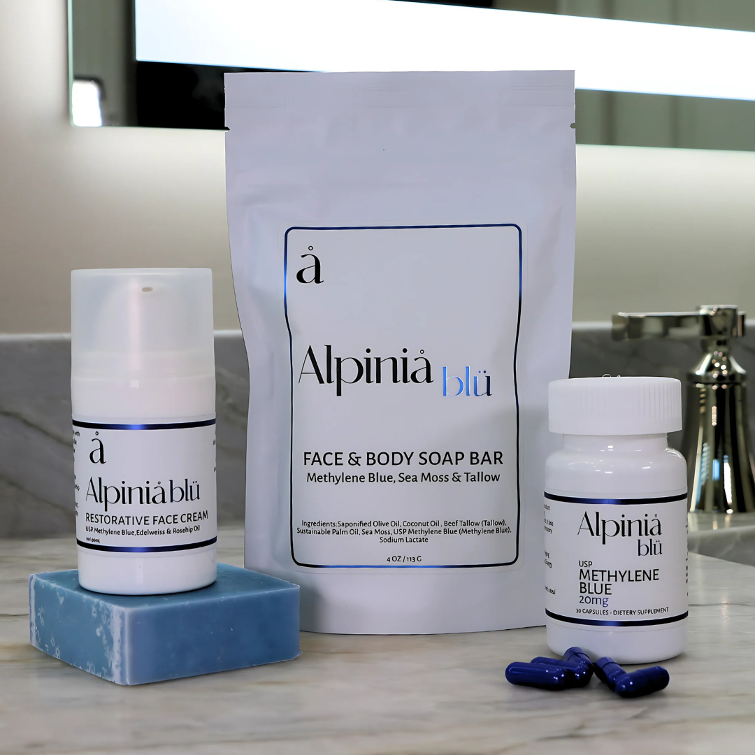 The Ultimate Methylene Blue Skincare &amp; Energy Bundle: Revitalize Your Skin &amp; Boost Your Vitality