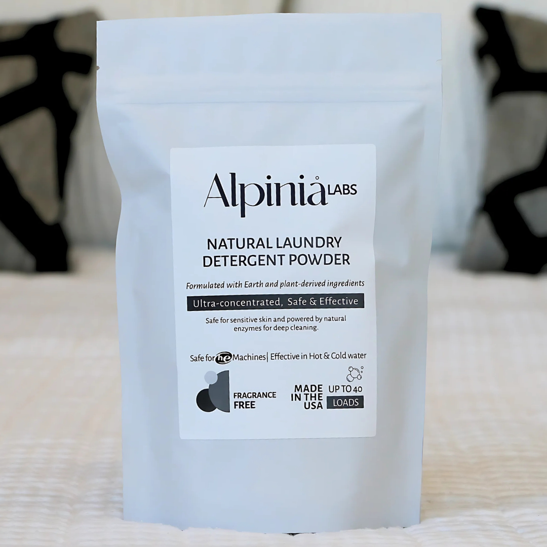 Unscented Natural Laundry Detergent, Non-Toxic, Enzyme Powered, HE Safe