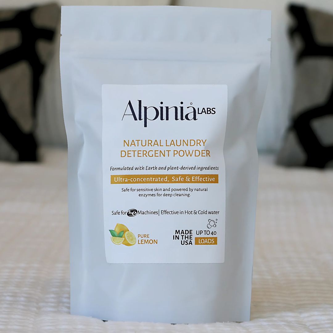 Pure Lemon Natural Laundry Detergent, Non-Toxic, Enzyme Powered, HE Safe