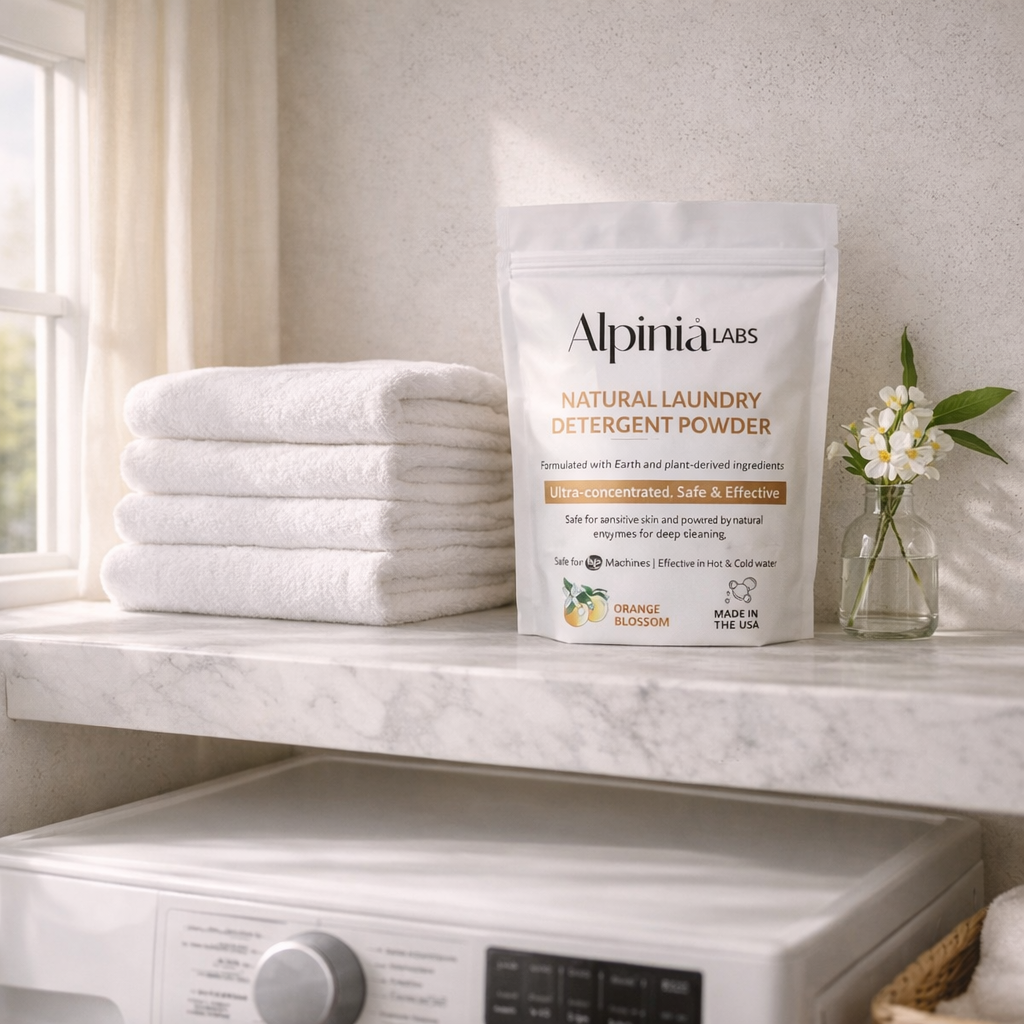 co⭐︎NATURAL LAUNDRY Orange Blossom Laundry Detergent | 4 Enzymes | Alpiniå Labs