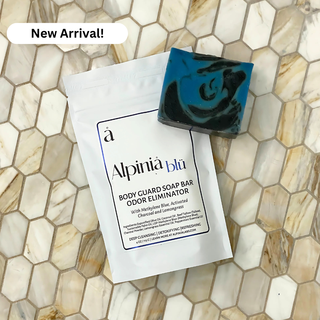 Charcoal &amp; Methylene Blue Odor Fighting Soap Bar