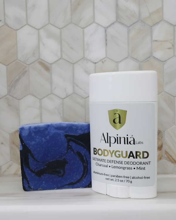 Pit Kit Bodyguard Deodorant + Charcoal Methylene Blue Soap