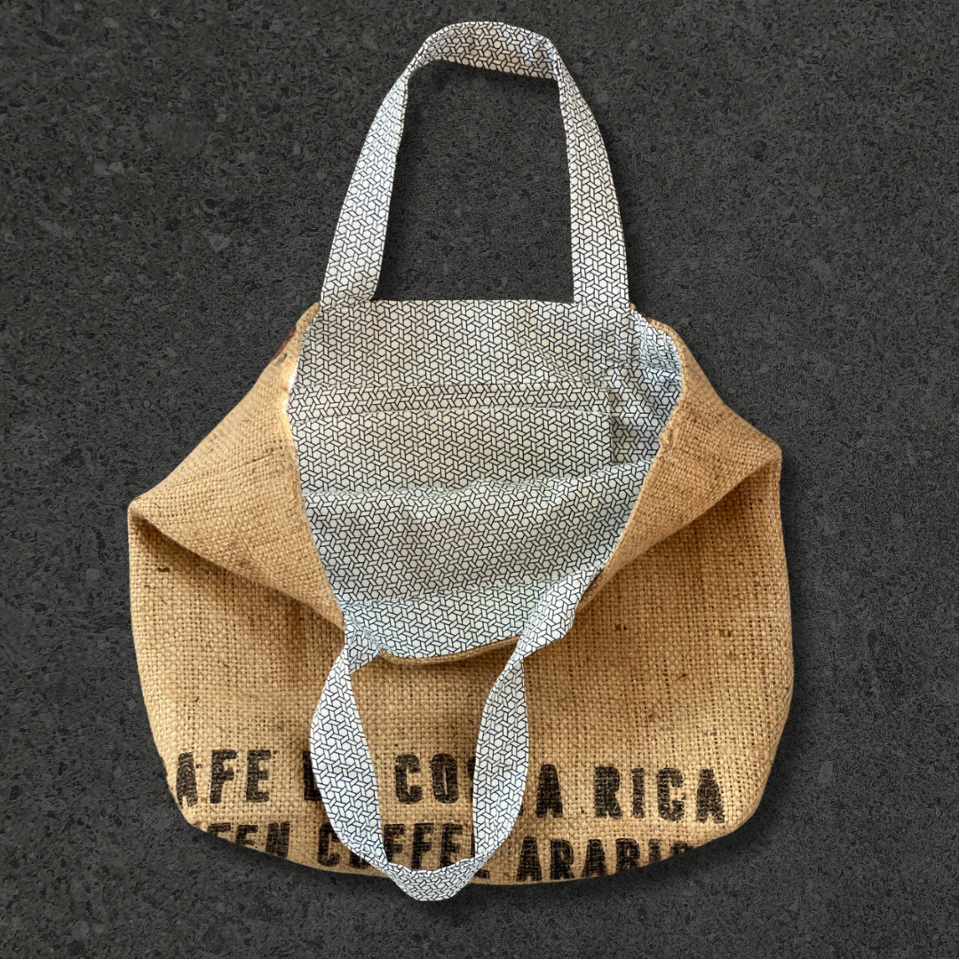 Upcycled Coffee Market Tote - Large
