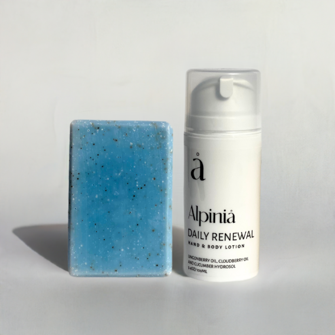 Methylene Blue Soap Bar &amp; Daily Renewal Hand &amp; Body Lotion Duo