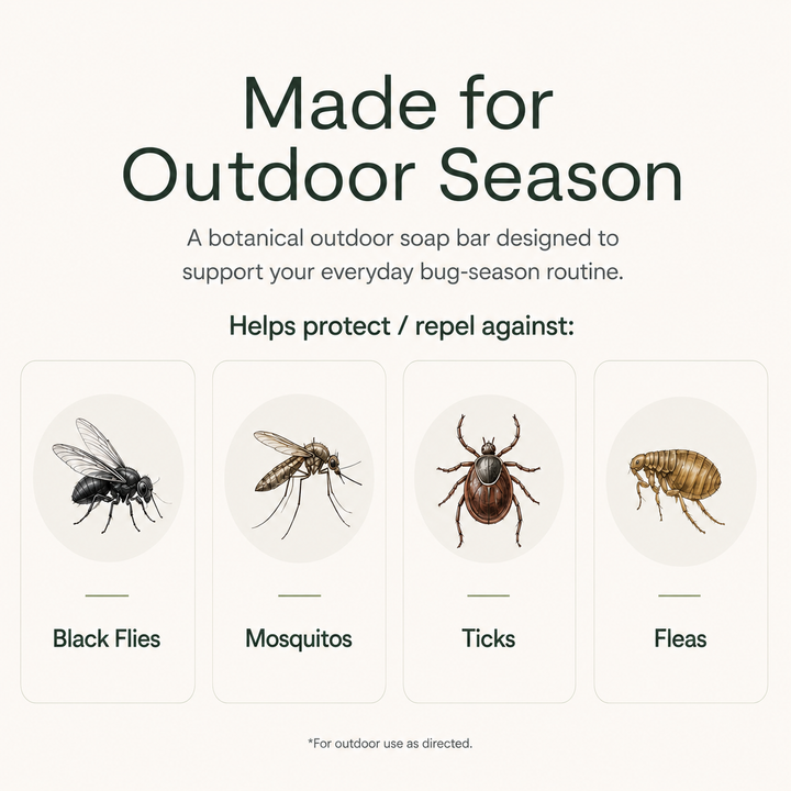 Nobiesse™ Adventure Soap — Bug & Tick Repellant Bar