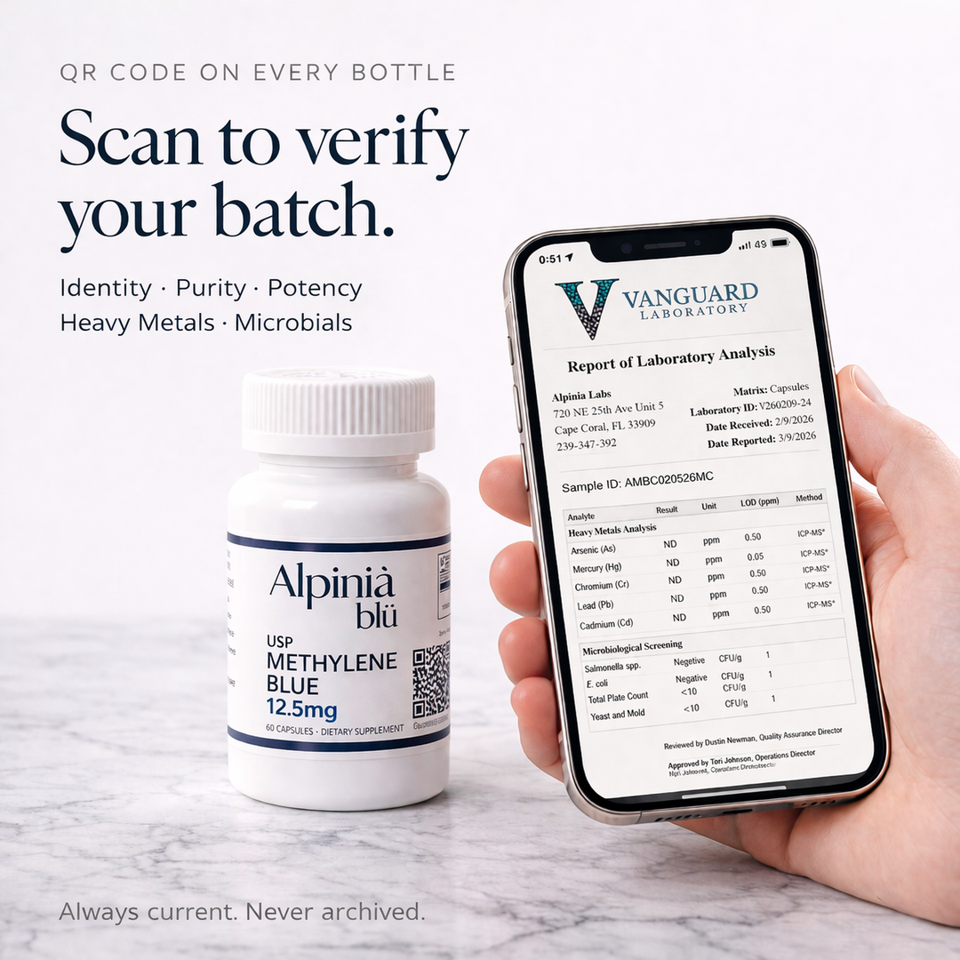 Methylene Blue 12.5mg | High-Quality Low Dose