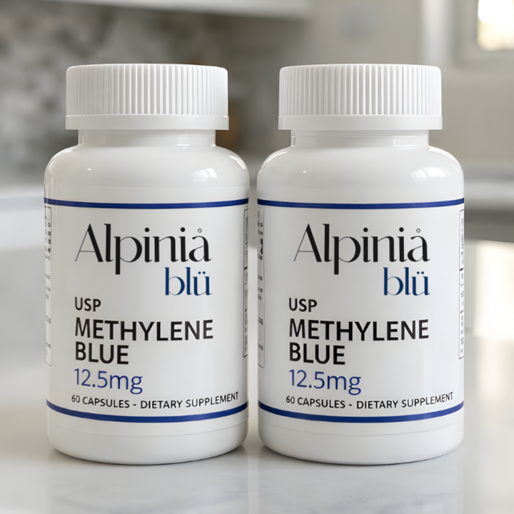Methylene Blue Capsules 12.5mg (2 Bottles)