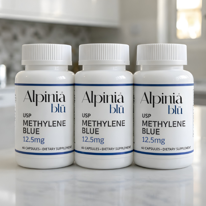 Methylene Blue Capsules 12.5mg (3 Bottles)