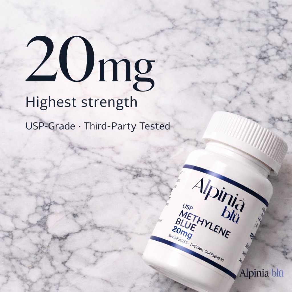 High-Quality USP-Grade Methylene Blue Capsules 20mg