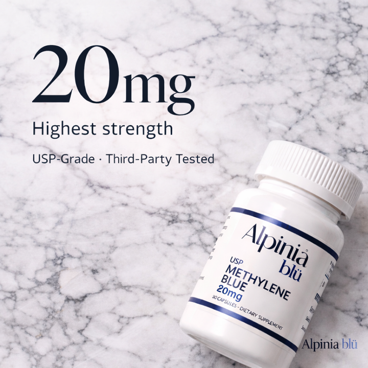 High-Quality USP-Grade Methylene Blue Capsules 20mg
