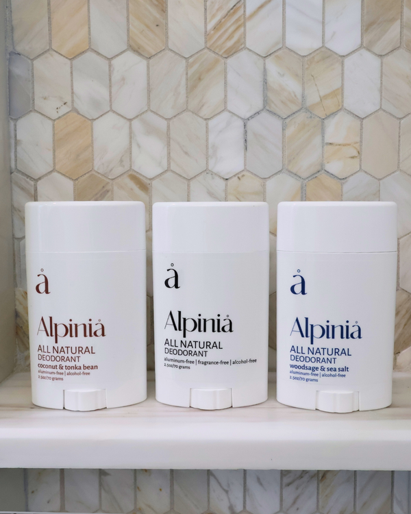 All Natural Deodorant Trio